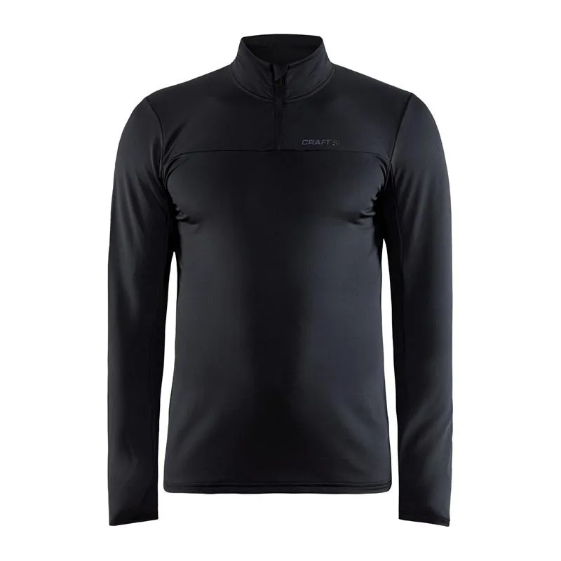 Craft Core Gain Midlayer is a versatile pullover with a half-zip, made from soft, stretchy, and functional fabric with a lightly brushed interior for added warmth and comfort.